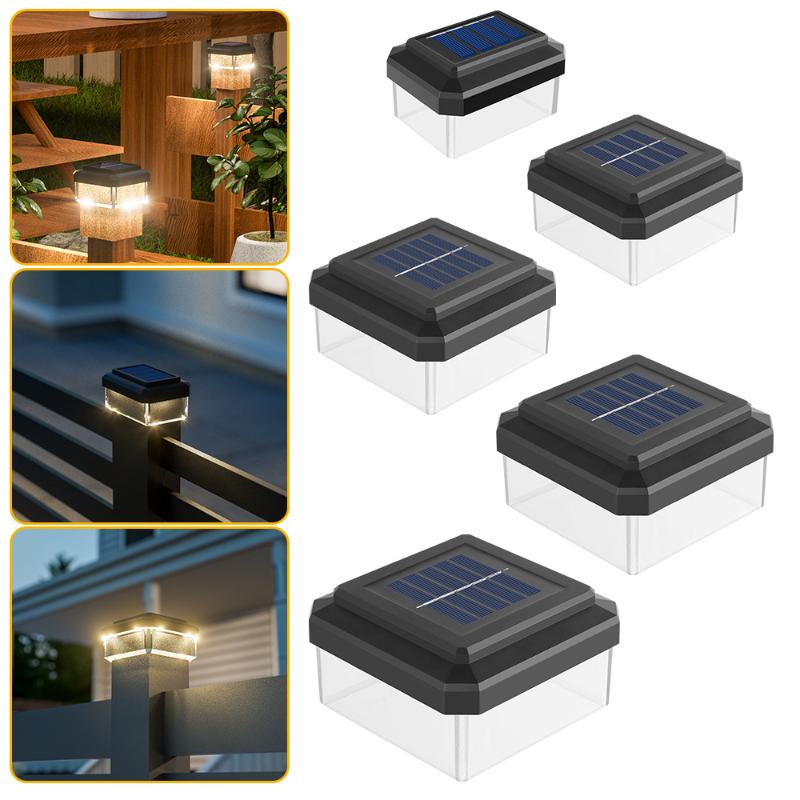 Solar Post Cap Light 4X4 - 1Pcs IP65 Waterproof Solar Fence Lamp