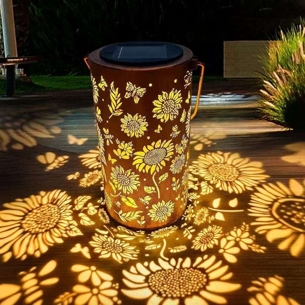 Solar Garden Light Outdoor Waterproof - Sunflower Light and Shadow Light Waterproof