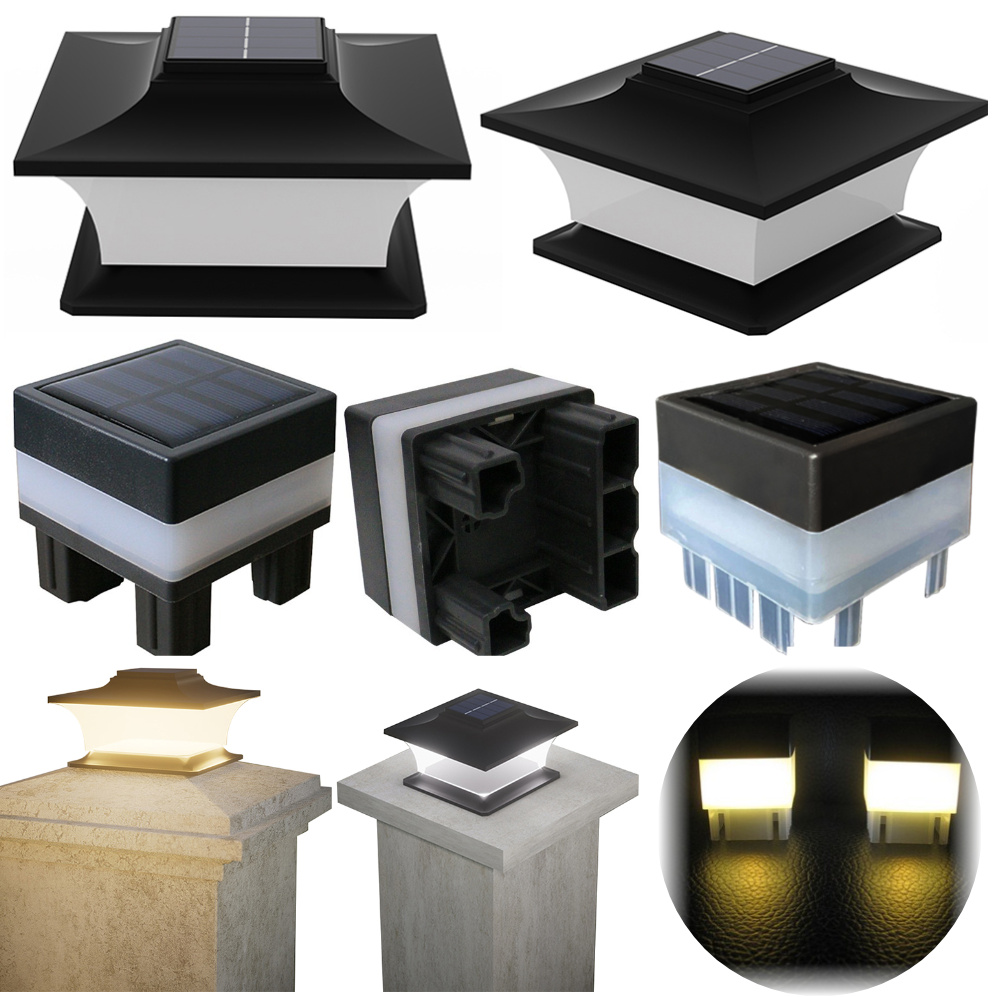 Solar Post Cap Light 4X4 - Solar Post Cap Light LED Fence