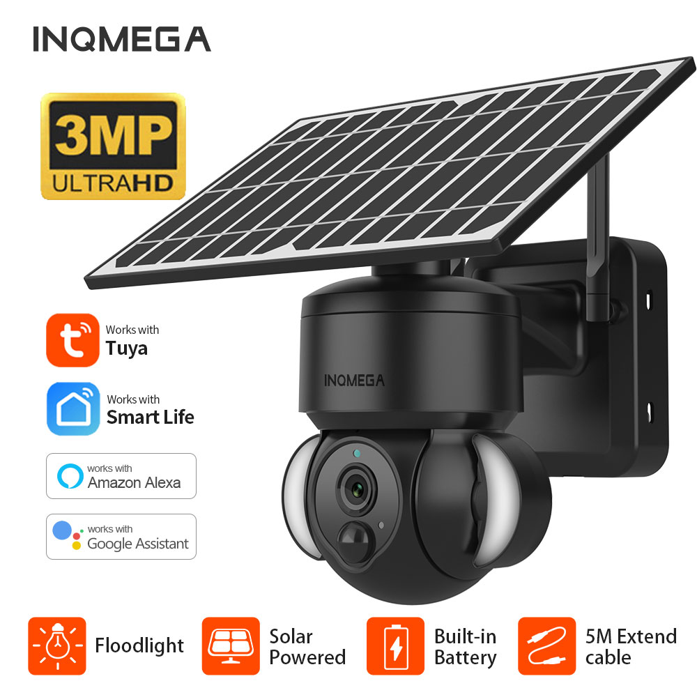 Solar Security Camera Light - INQMEGA Camera Giám Sát Không Dây