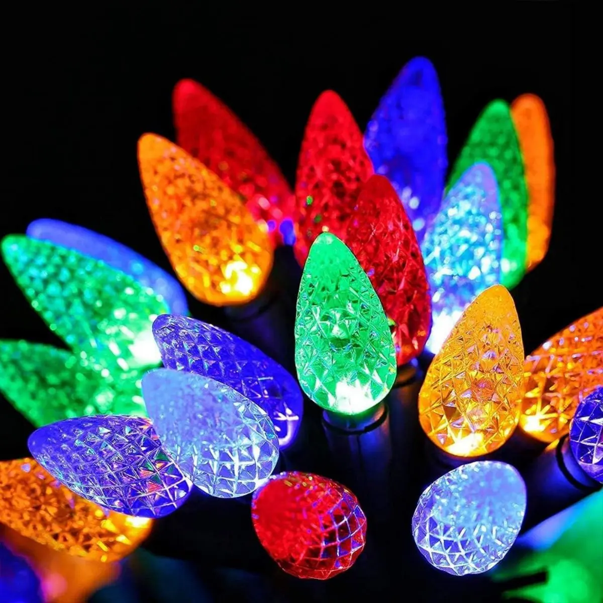Solar String Lights Outdoor 20M - 12M 100Leds Solar Christmas String Lights