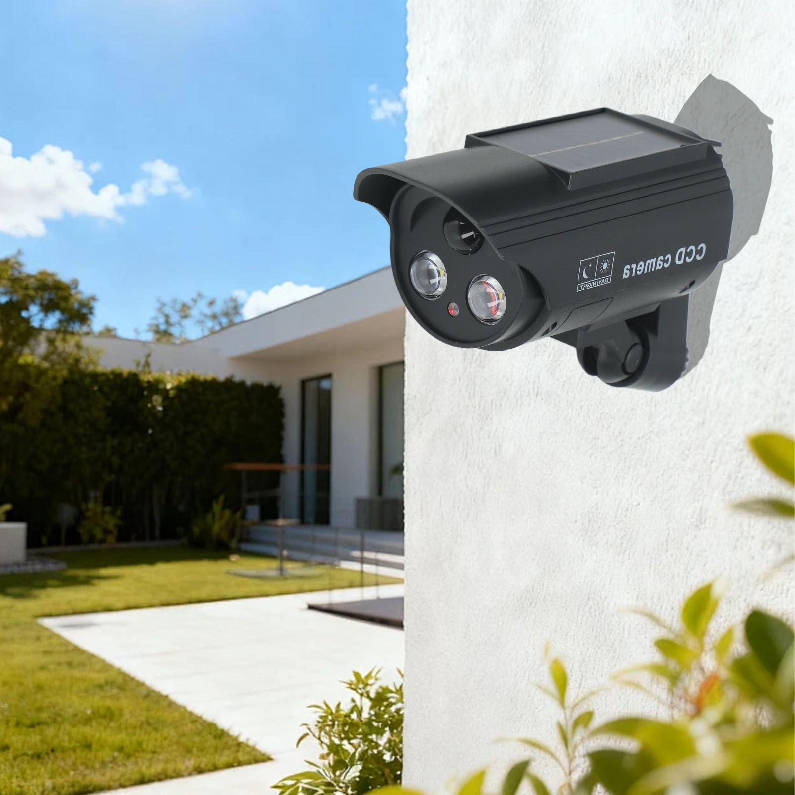 Solar Security Camera Light - Solar Powered Motion Sensor Outdoor Light