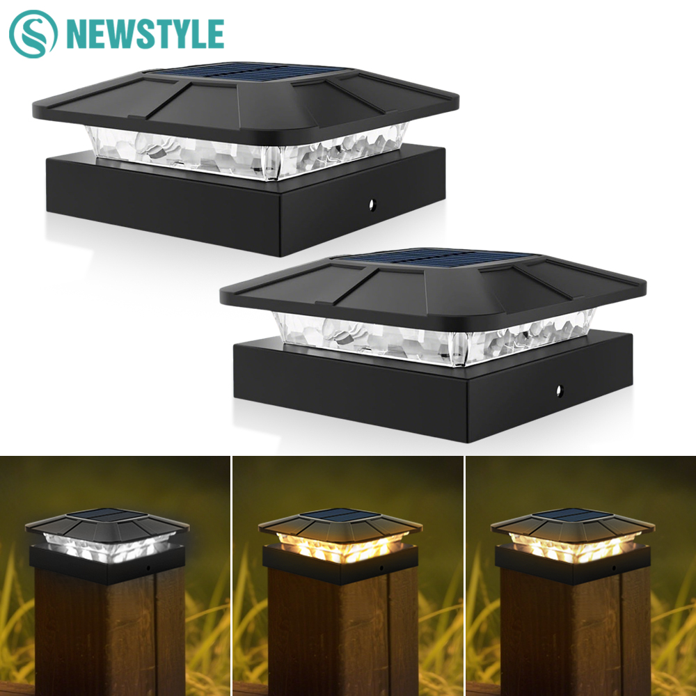 Solar Post Cap Light 4X4 - Outdoor Solar Post Cap Lights 3