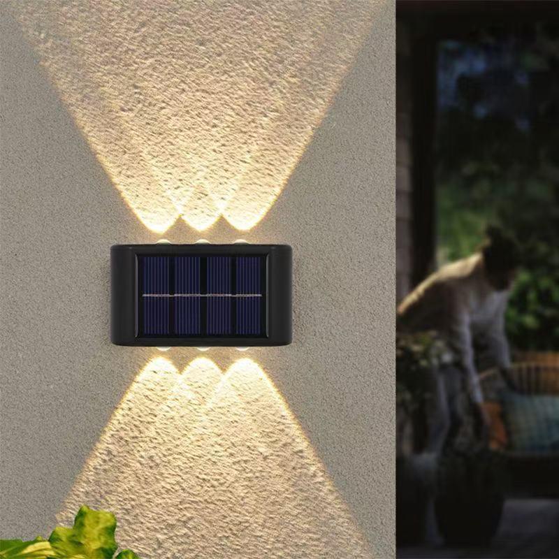 Solar Wall Light Fence Lamp - Outdoor Waterproof Solar LED Wall Light