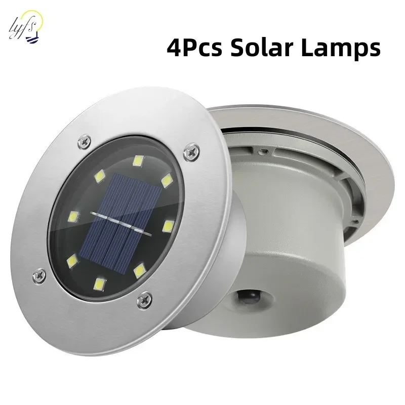 Solar Garden Spotlight Rgb - 4Pcs LED Solar Garden Lights Outdoor