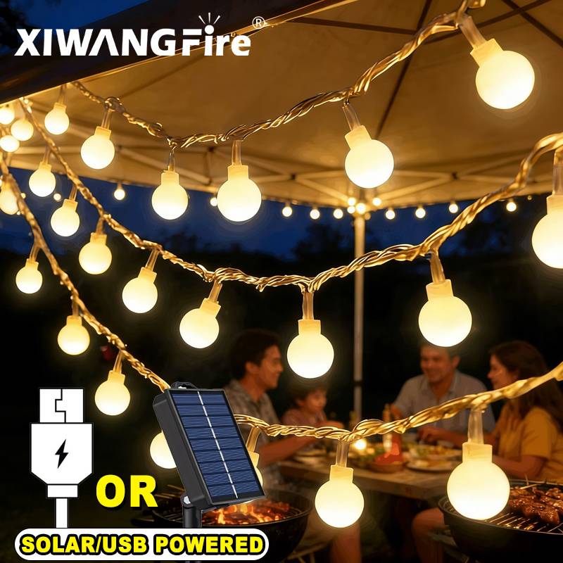 3-10M Solar/USB/Battery String - đánh giá và giá Solar Garden Light Outdoor Waterproof