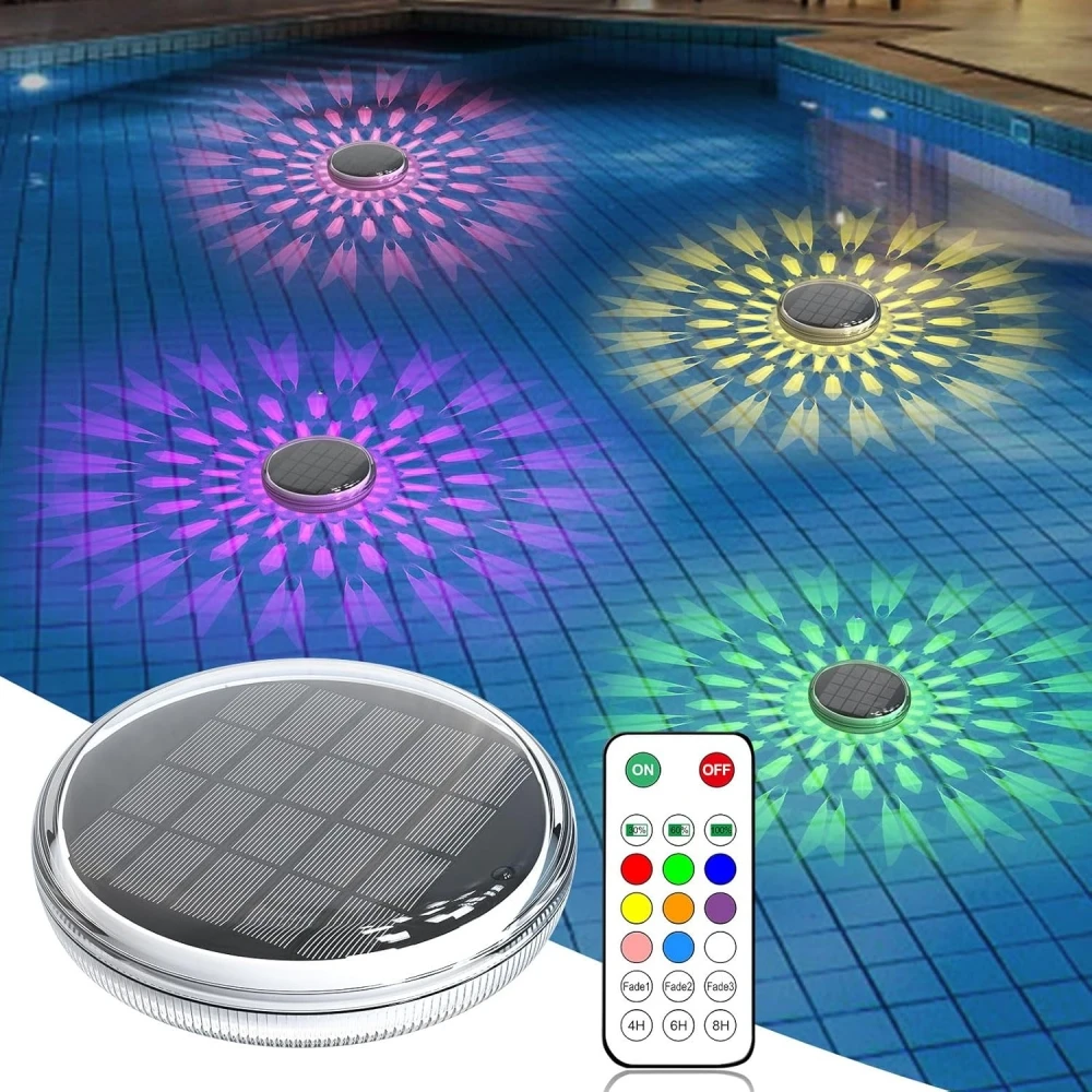 Solar Floating Pool Lights RGB - đánh giá và giá Solar Garden Spotlight Rgb