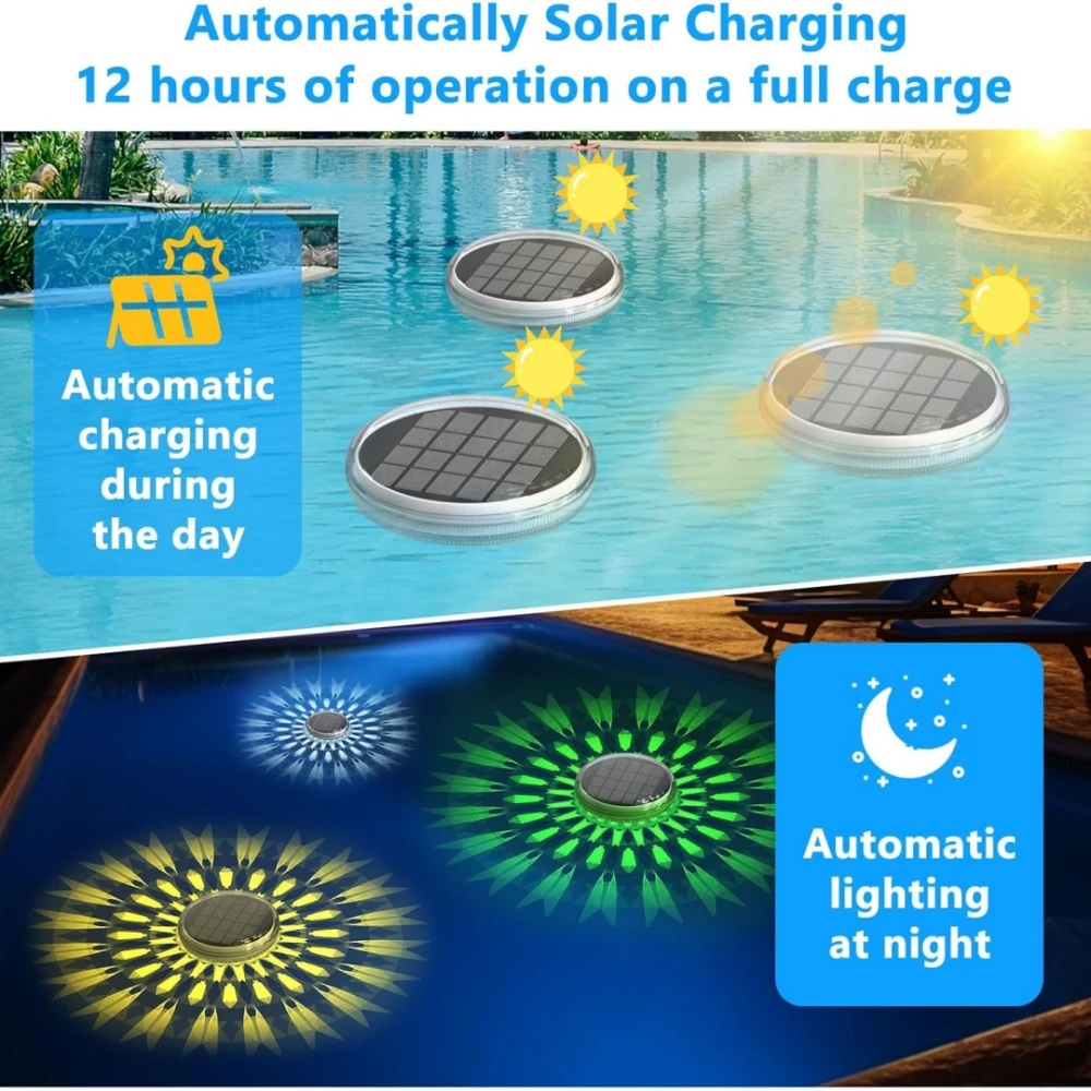 Solar Floating Pool Lights RGB - đánh giá và giá Solar Garden Spotlight Rgb