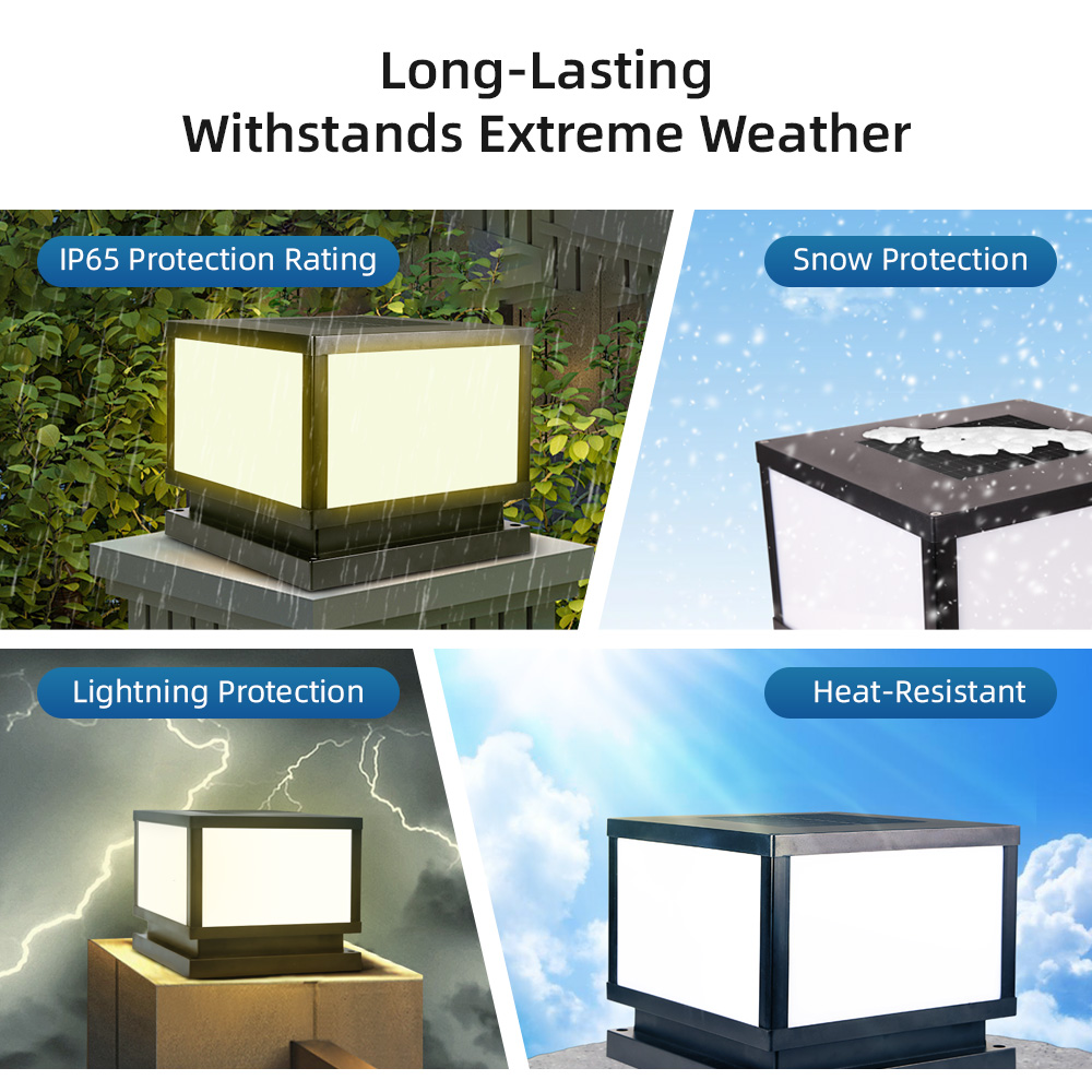LED Solar Post Cap Lights Outd - đánh giá và giá Solar Post Cap Light 4X4