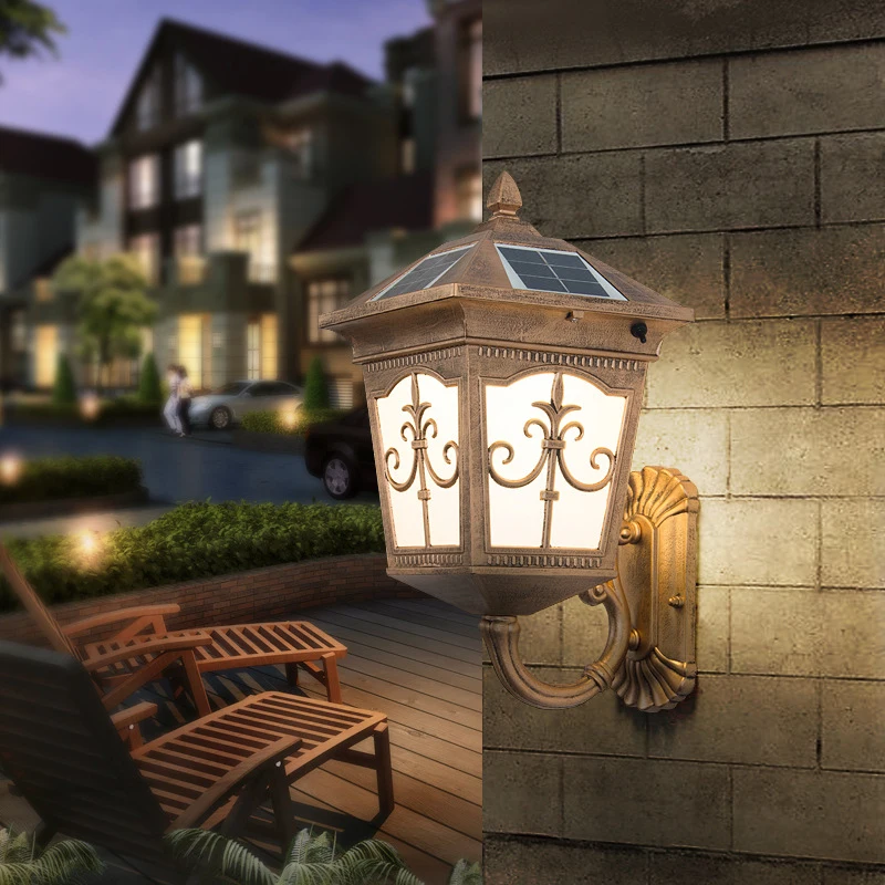 Solar Energy Waterproof Wall L - đánh giá và giá Solar Garden Light Outdoor Waterproof