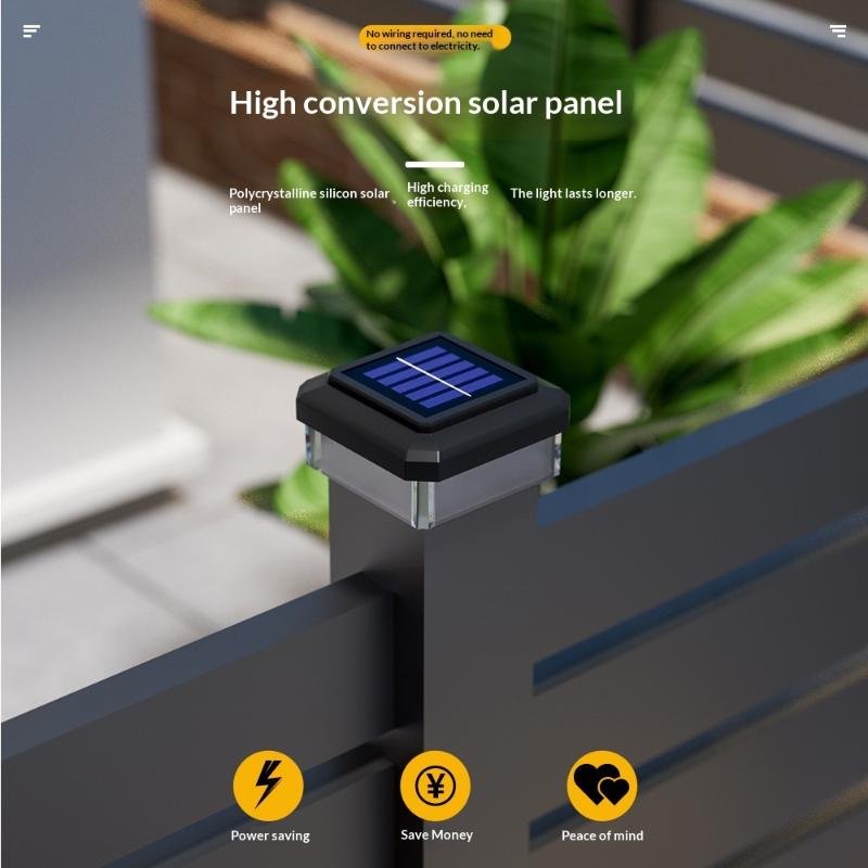 1Pcs IP65 Waterproof Solar Fen - đánh giá và giá Solar Post Cap Light 4X4