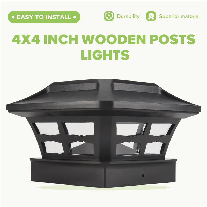 A69esolar Post Cap Lights Outd - đánh giá và giá Solar Post Cap Light 4X4
