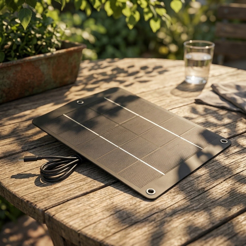 6W Portable Solar Charging Pan - đánh giá và giá Solar Security Camera Light
