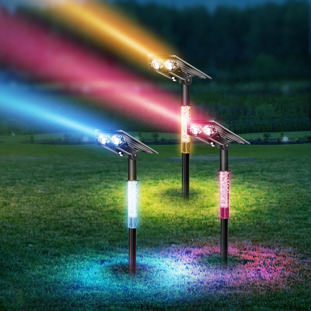 Solar Garden Lawn Lamp Outdoor - đánh giá và giá Solar Garden Spotlight Rgb