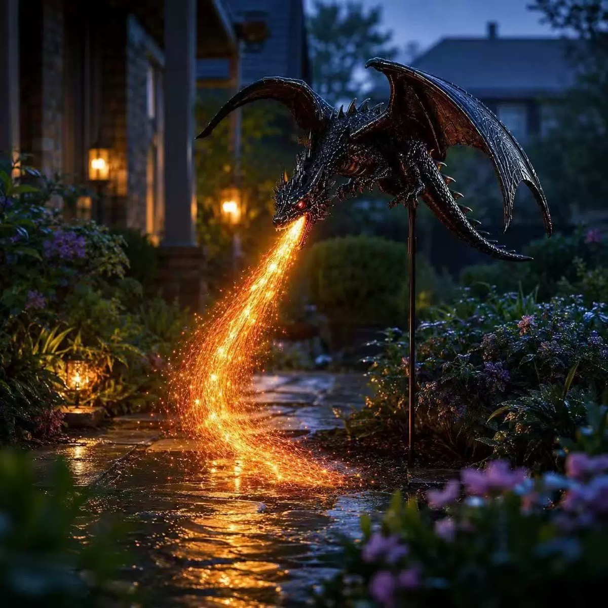 Solar Dragon Garden Light Outd - đánh giá và giá Solar Ground Light Driveway