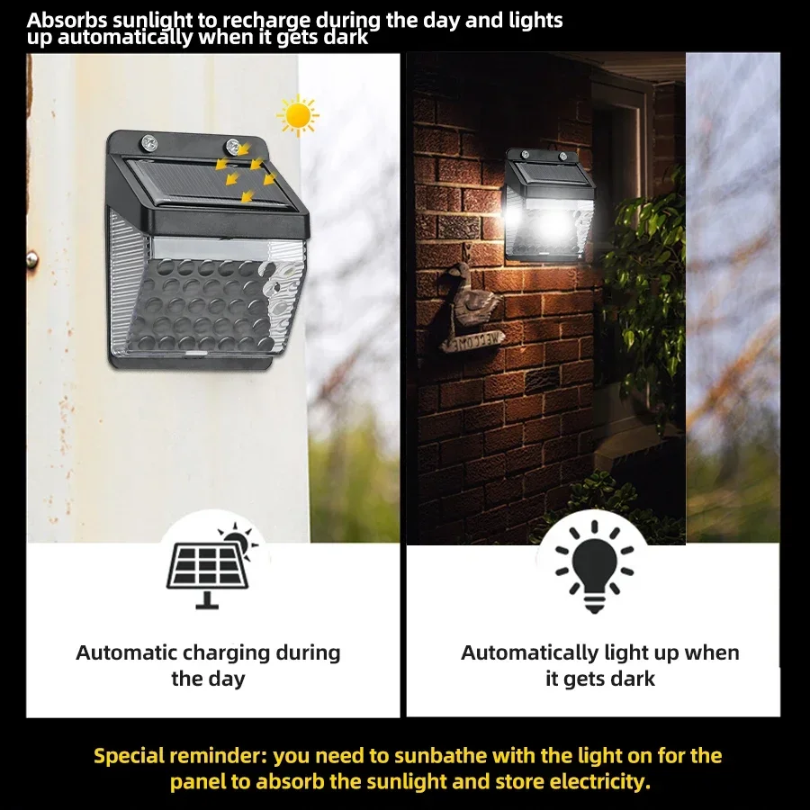 LED Solar Light PIR Motion Sen - đánh giá và giá Solar Garden Light Outdoor Waterproof