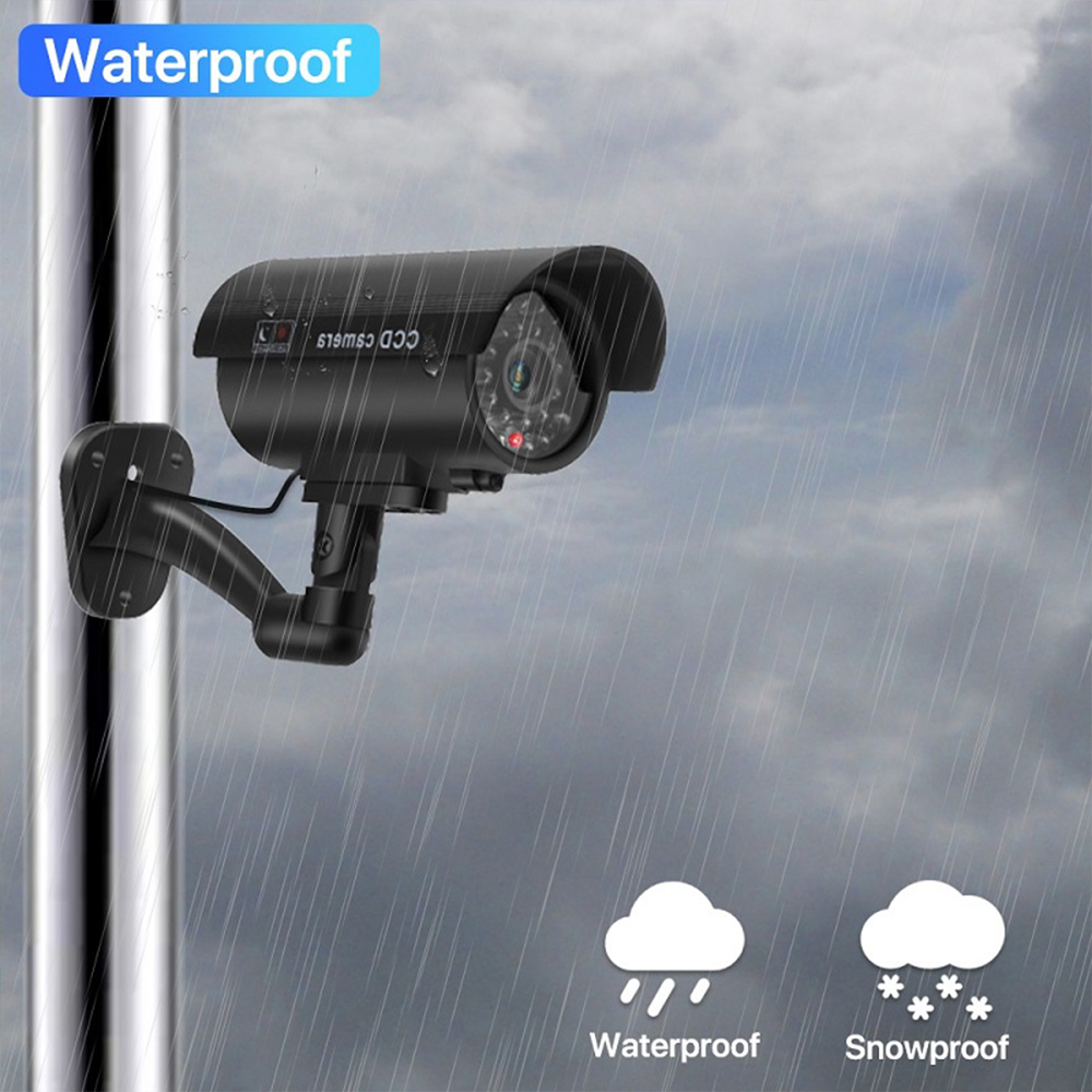 Solar Panel Dummy Surveillance - đánh giá và giá Solar Security Camera Light