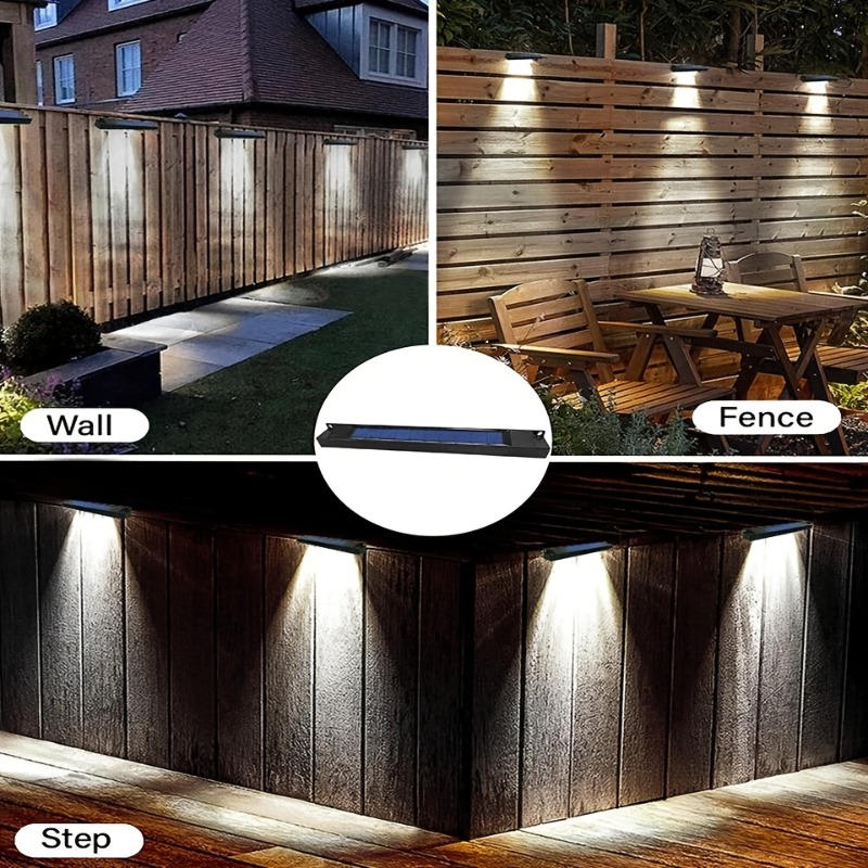 1/2/4Pcs Solar Sign Lights Out - đánh giá và giá Solar Wall Light Fence Lamp