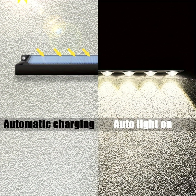 1/2/4Pcs Solar Sign Lights Out - đánh giá và giá Solar Wall Light Fence Lamp