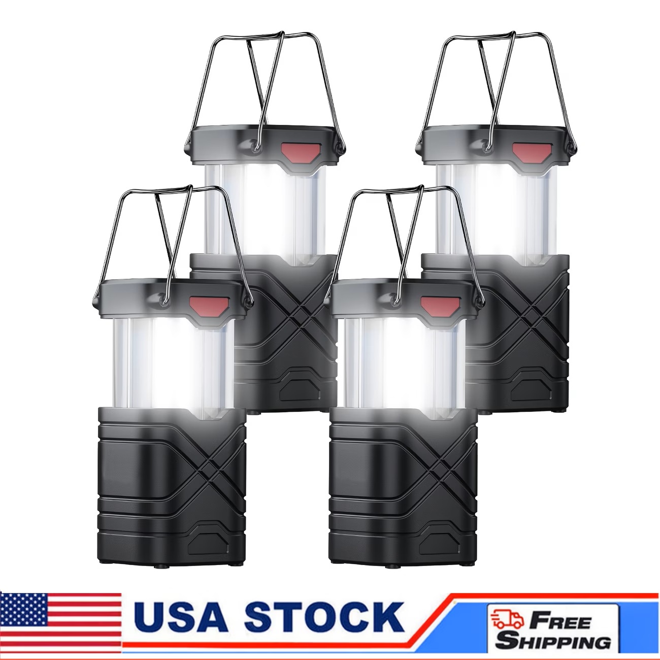 Solar Camping Lantern 2/4-Pack - đánh giá và giá Solar Lantern Camping Collapsible