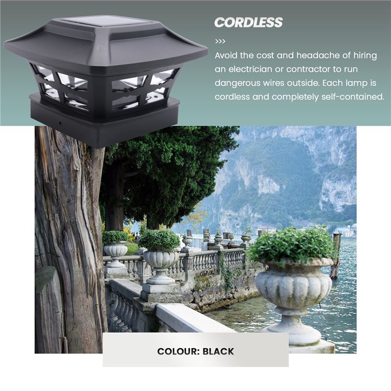 BHTS-Solar Post Cap Lights 2 L - đánh giá và giá Solar Post Cap Light 4X4