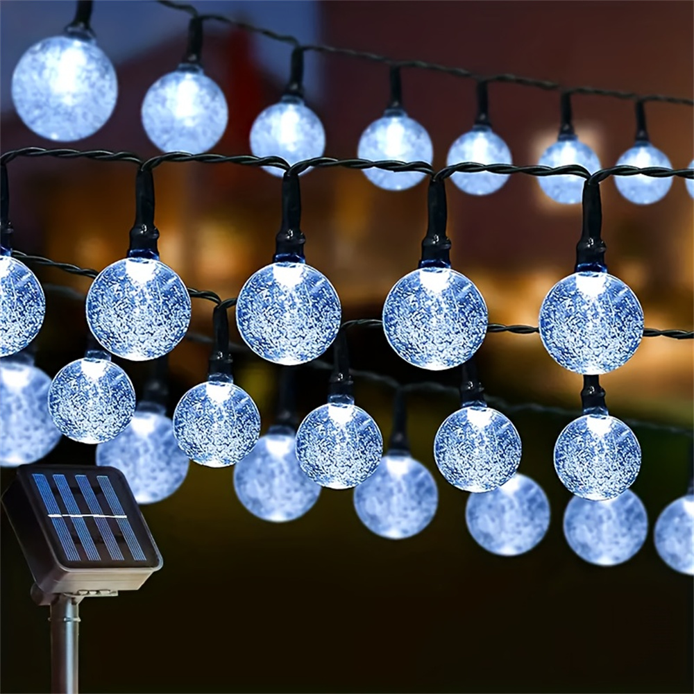 Outdoor Solar Ball String Ligh - đánh giá và giá Solar String Lights Outdoor 20M