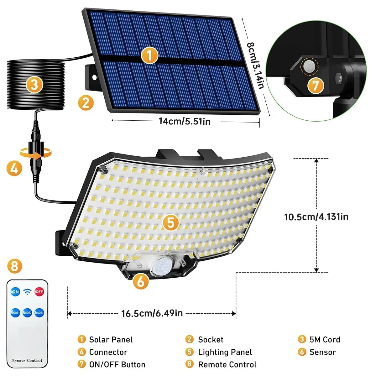 234LED Solar Outdoor Lights Mo - đánh giá và giá Solar Garden Light Outdoor Waterproof