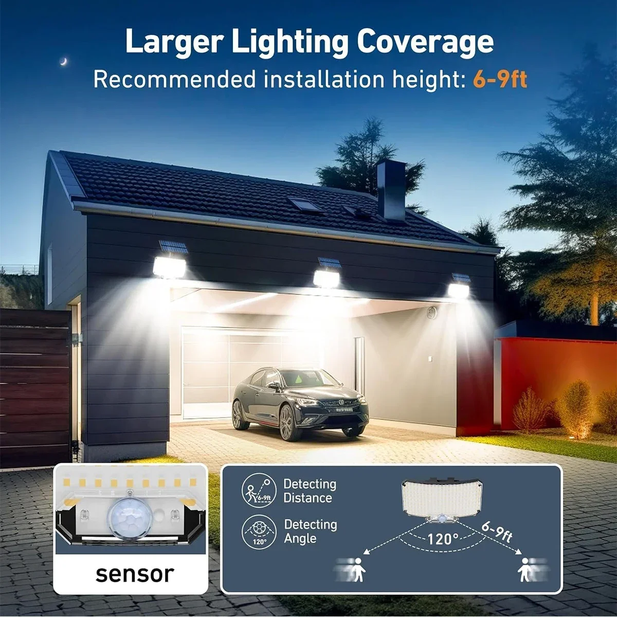 234LED Solar Outdoor Lights Mo - đánh giá và giá Solar Garden Light Outdoor Waterproof