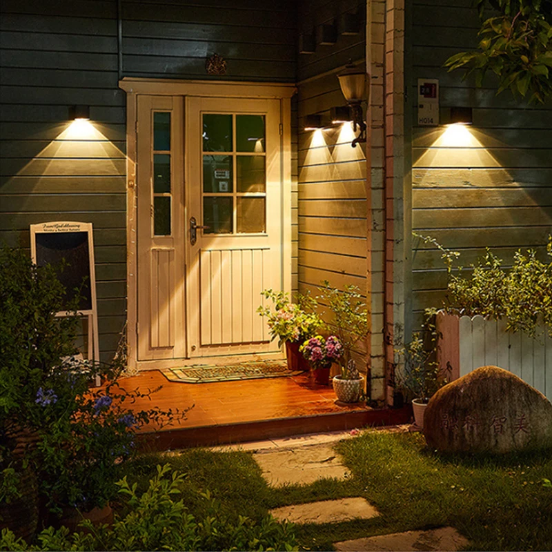 Outdoor Solar Wall Lights LED  - đánh giá và giá Solar Wall Light Fence Lamp