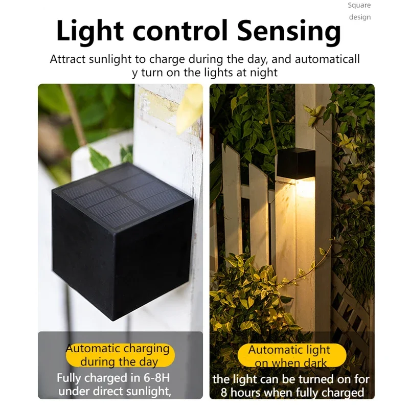 Outdoor Solar Wall Lights LED  - đánh giá và giá Solar Wall Light Fence Lamp
