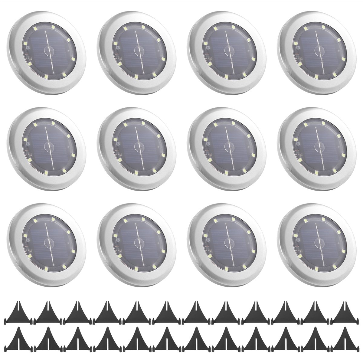 *A14E 12 Pack Solar Lights Out - đánh giá và giá Solar Pathway Lights 8 Pack