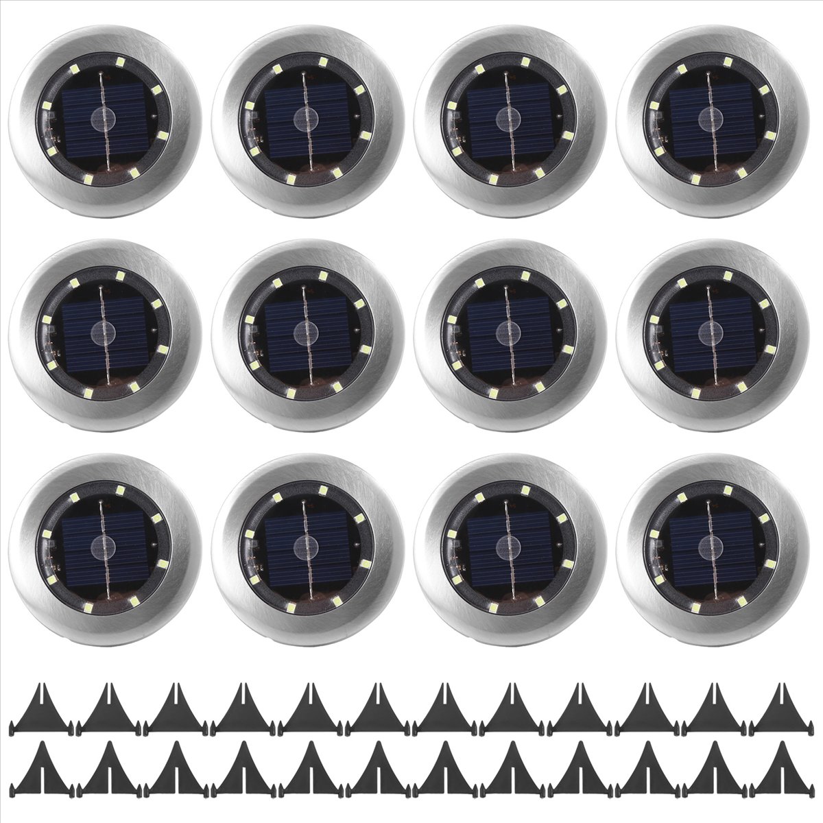 *A14E 12 Pack Solar Lights Out - đánh giá và giá Solar Pathway Lights 8 Pack