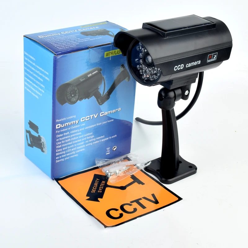 Solar Powered Dummy Security C - đánh giá và giá Solar Security Camera Light
