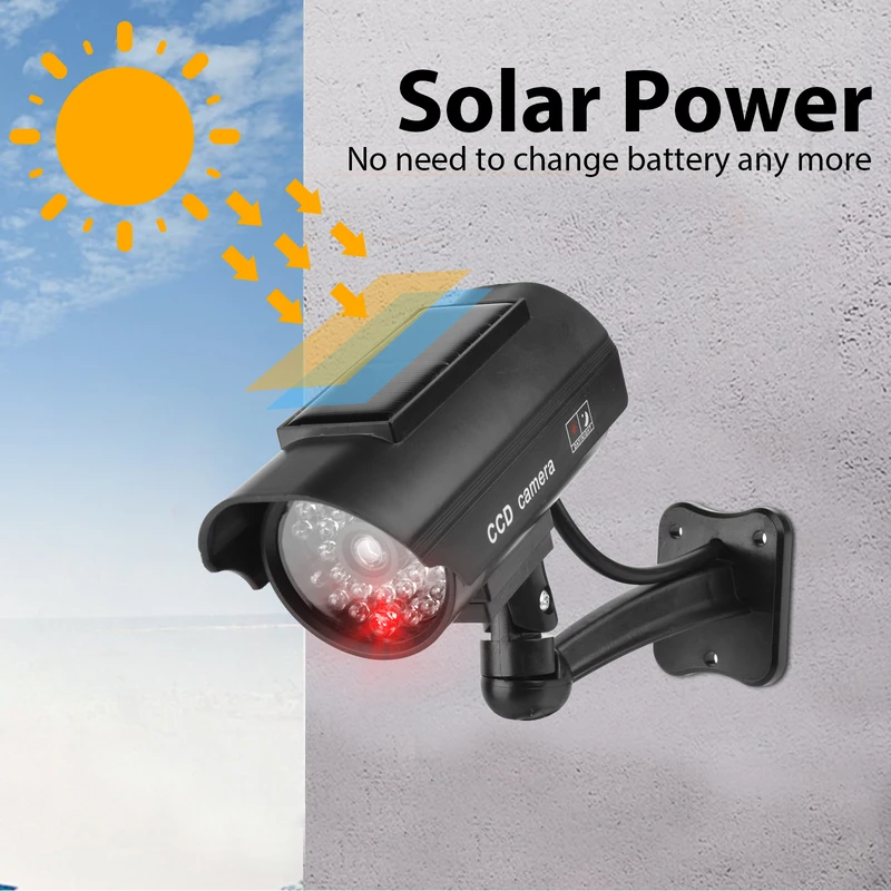Solar Powered Dummy Security C - đánh giá và giá Solar Security Camera Light