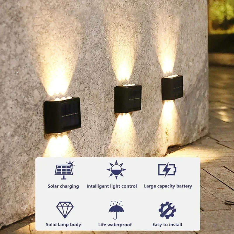 COB Solar Wall Lamp Outdoor Wa - đánh giá và giá Solar Garden Light Outdoor Waterproof
