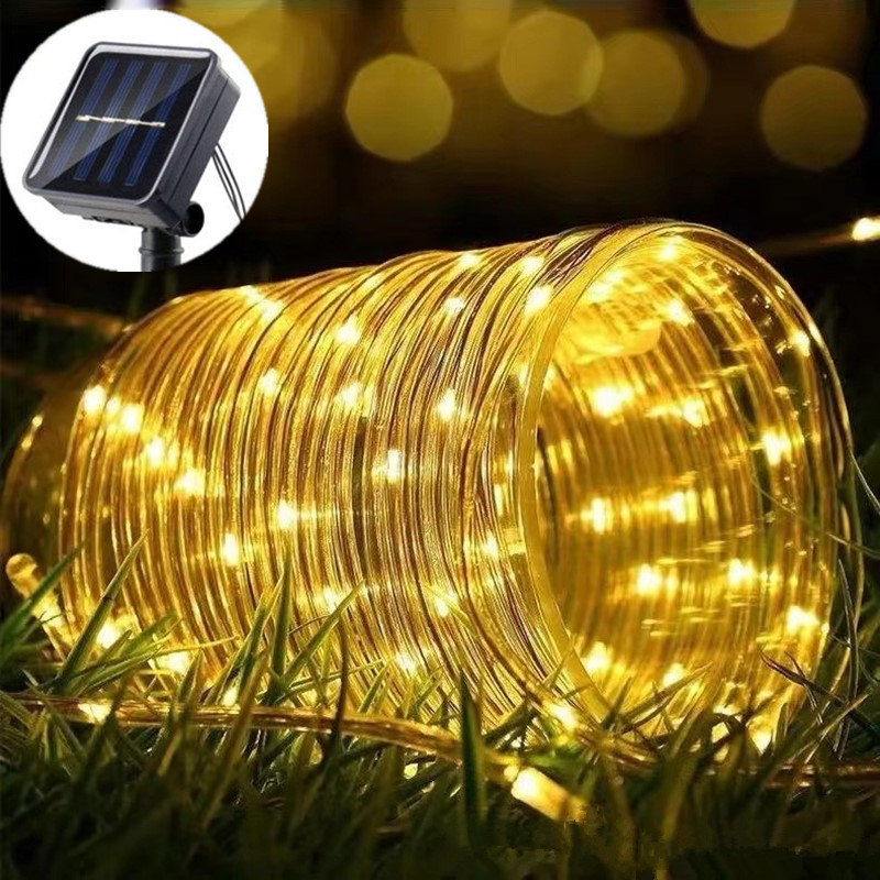 5M/10M/20M Solar LED Rope Ligh - đánh giá và giá Solar String Lights Outdoor 20M