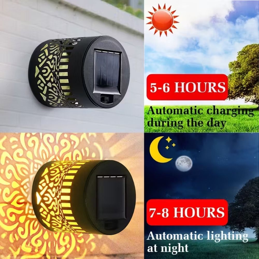 Sunflower Mandala Solar Wall L - đánh giá và giá Solar Wall Light Fence Lamp