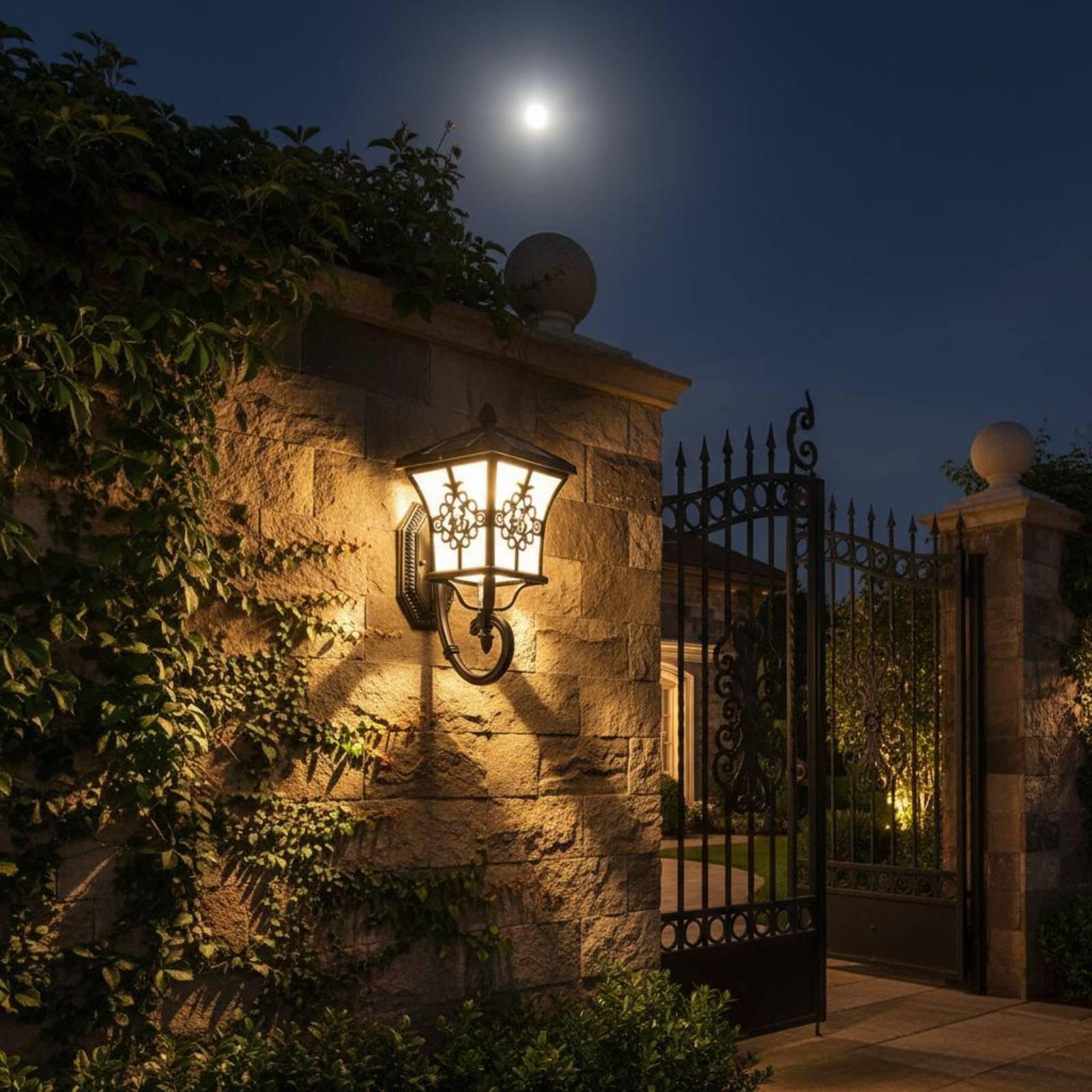 Solar Led Outdoor Wall Lamp El - đánh giá và giá Solar Garden Light Outdoor Waterproof