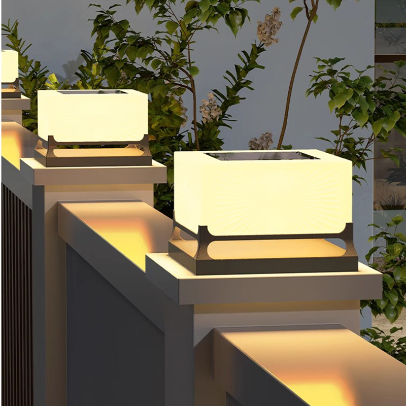 Modern Solar Outdoor Waterproo - đánh giá và giá Solar Post Cap Light 4X4