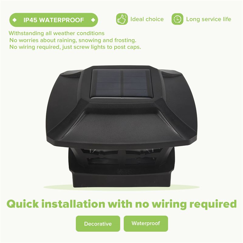 Y50A-Solar Post Cap Lights Out - đánh giá và giá Solar Post Cap Light 4X4