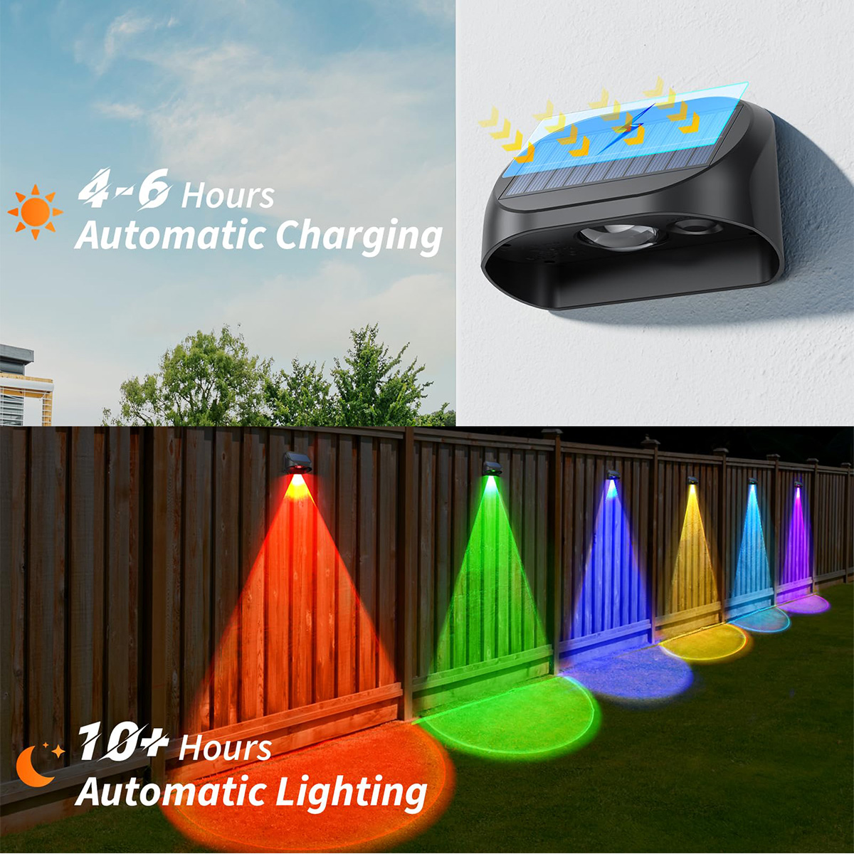 Solar Wall Lamp Solar Fence Li - đánh giá và giá Solar Wall Light Fence Lamp