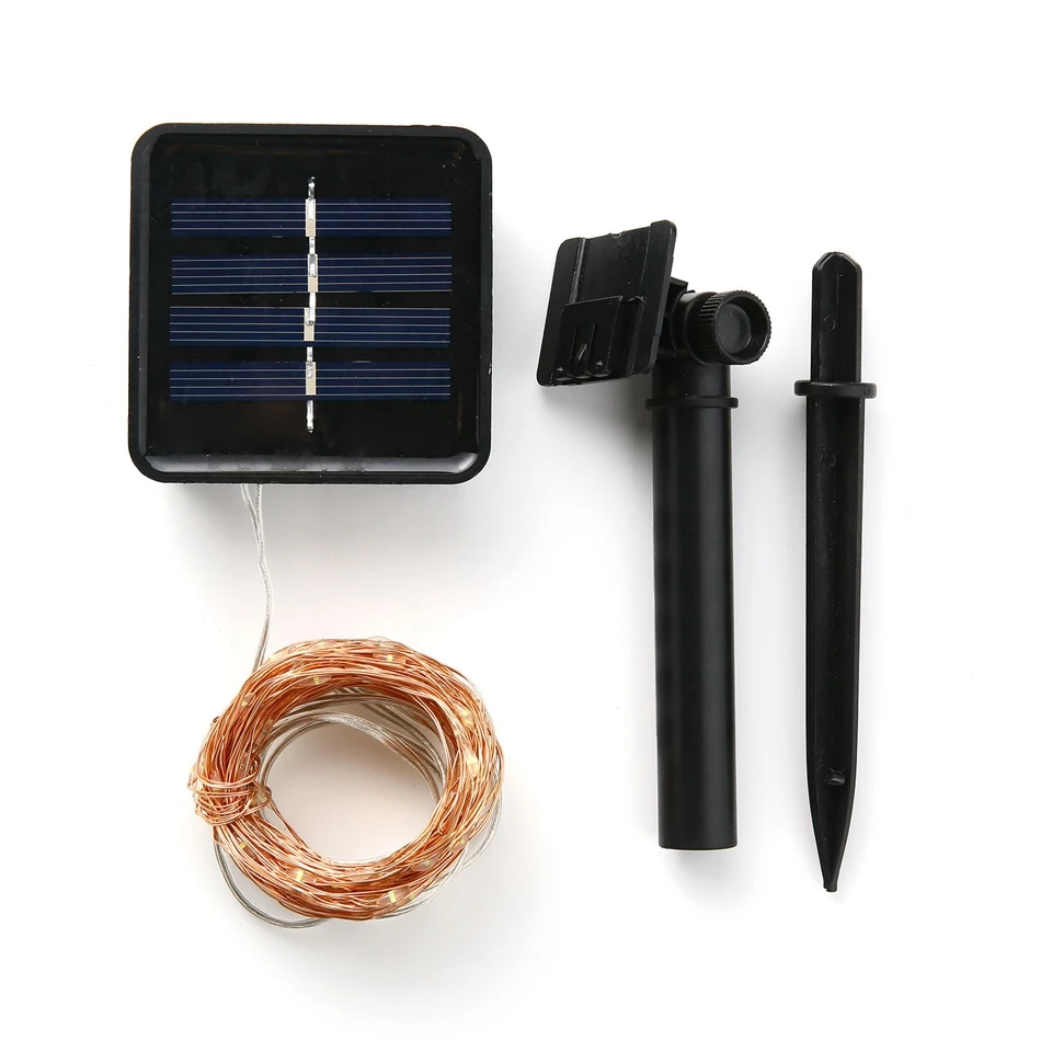 Năng Lượng Mặt Trời Dây Cổ Tíc - đánh giá và giá Solar String Lights Outdoor 20M