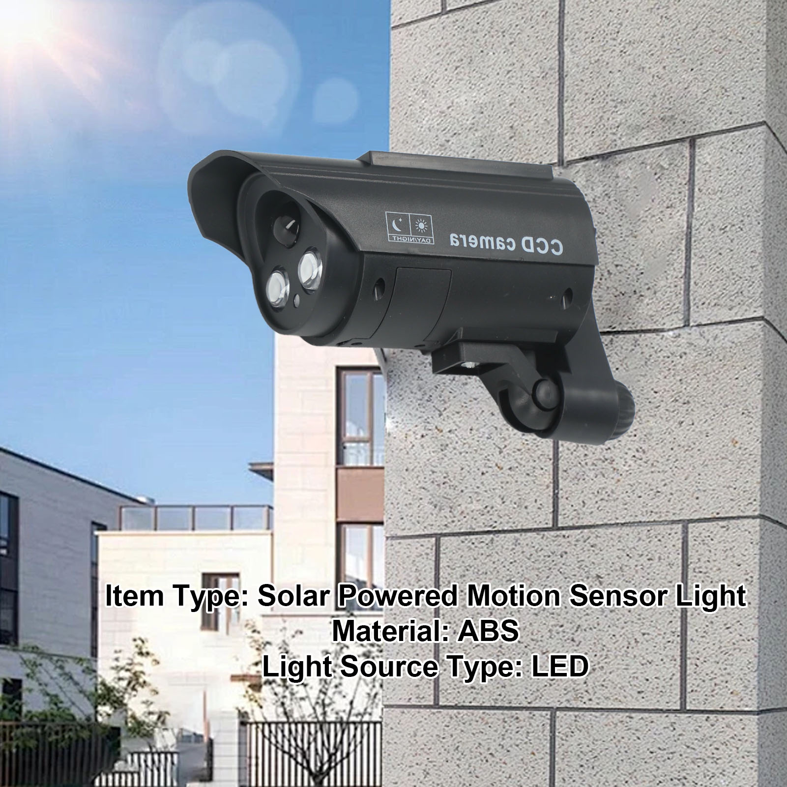 Solar Powered Motion Sensor Ou - đánh giá và giá Solar Security Camera Light