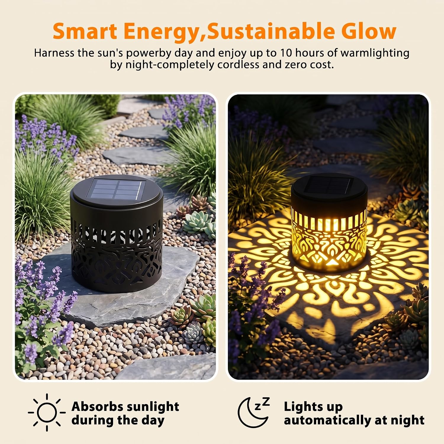 LED Solar Mandala Wall Lights  - đánh giá và giá Solar Wall Light Fence Lamp