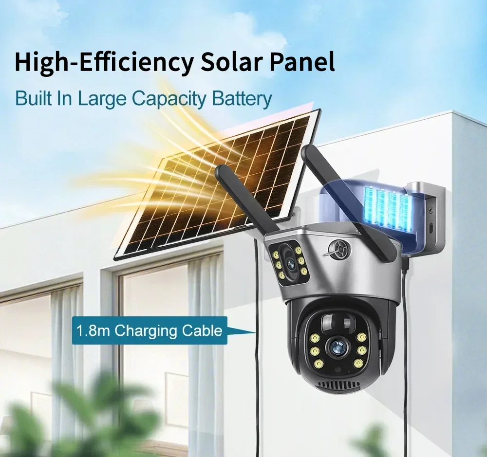 Tahlitech Solar Camera 4G Sim  - đánh giá và giá Solar Security Camera Light