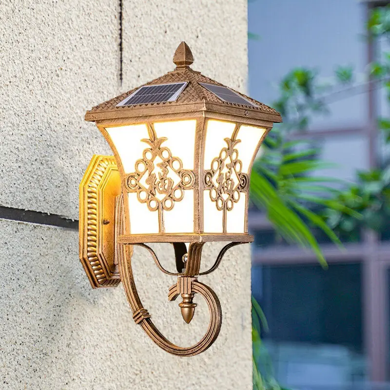 Outdoor European Style Solar P - đánh giá và giá Solar Garden Light Outdoor Waterproof