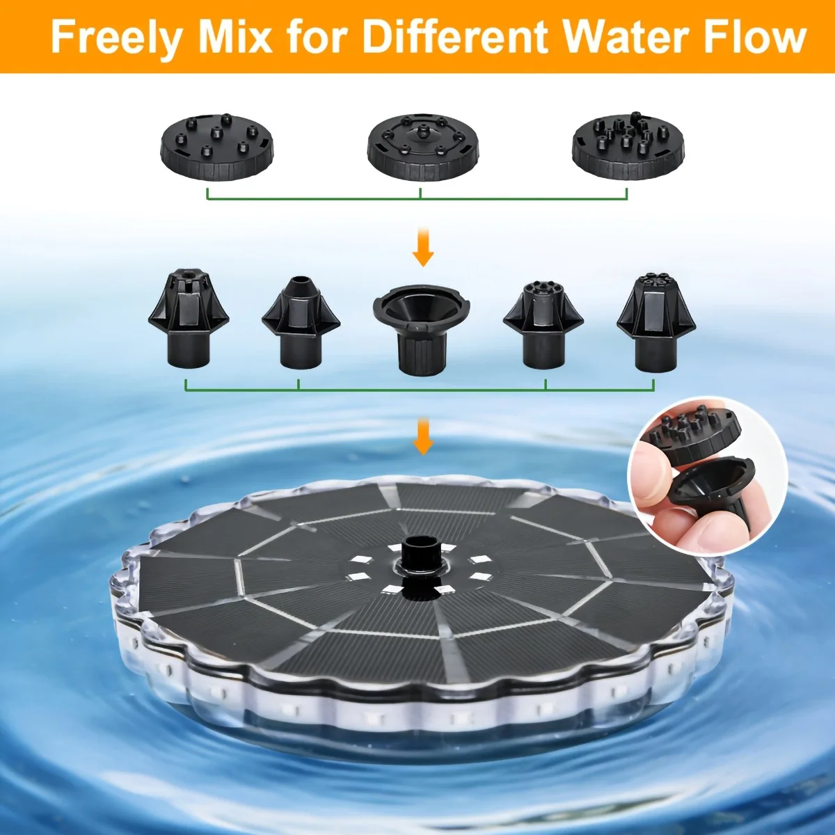 3.5W Outdoor Solar Fountain fo - đánh giá và giá Solar Ground Light Driveway