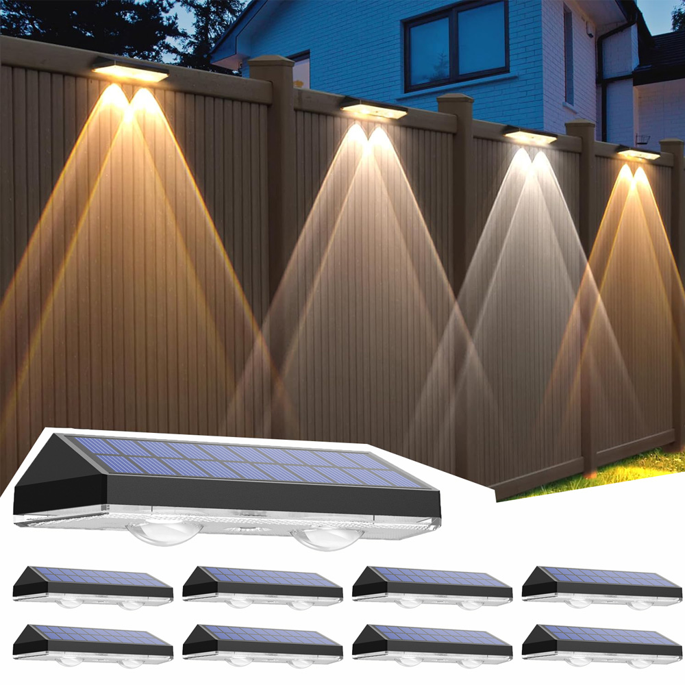 Solar Lamp Path Deck Wall Stai - đánh giá và giá Solar Wall Light Fence Lamp