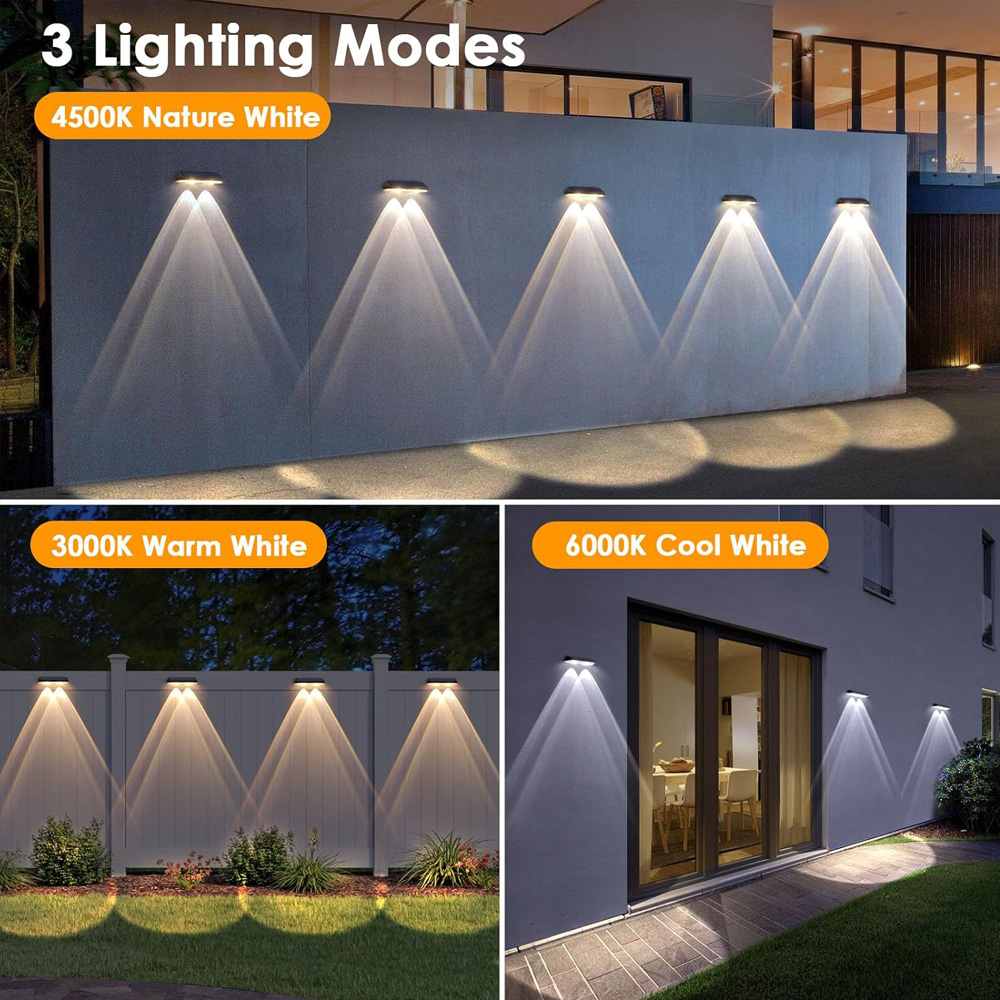 Solar Lamp Path Deck Wall Stai - đánh giá và giá Solar Wall Light Fence Lamp