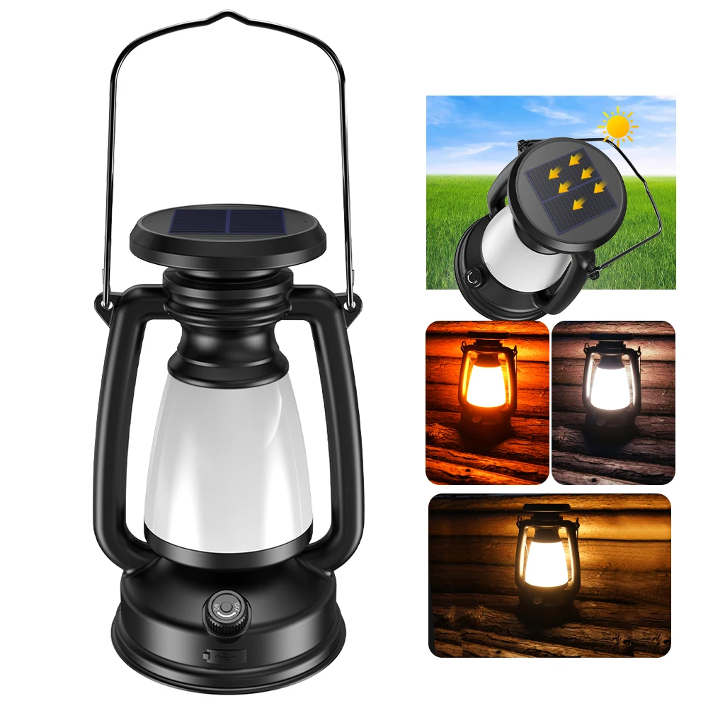 USB Rechargeable Camping Light - đánh giá và giá Solar Lantern Camping Collapsible